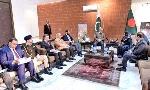 Prime Minister Muhammad Shehbaz Sharif visits Bangladesh High Commission to offer Condolences on the passing of Begum Khalida Zia, former Prime Minister of Bangladesh and Chairperson of the Bangladesh Nationalist Party