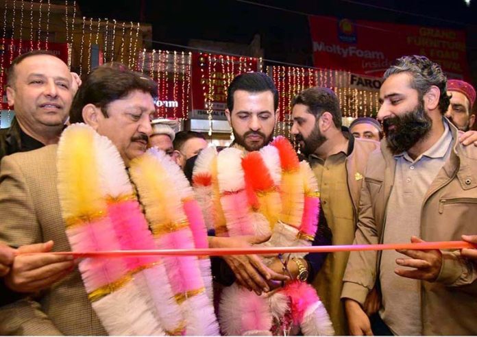 Federal Parliamentary Secretary Information and Broadcasting Barrister Danyal Chaudhry inaugurats the Grand Furniture Festival