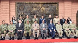 Lt. Gen. (Retd) Sjafrie Sjamsoeddin, Minister of Defence Indonesia along with his delegation held a meeting with Federal Minister for Defence Production, Muhammad Raza Hayat Harraj, Secretary Defence Production, Lt. Gen. (Retd) Muhammad Chiragh Haider and high officials of MoDP.