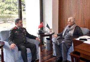 Chief of the General Staff of the Turkish Armed Forces General Selçuk Bayraktaroğlu called on the Defence Minister Khawaja Muhammad Asif