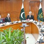 The Hon'ble Chief Justice of Pakistan, Mr. Justice Yahya Afridi, meeting with a delegation comprising members of the District Bar Association Kohat and the District Bar Association Mansehra at the Supreme Court of Pakistan.
