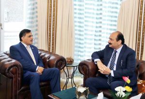 Chairman Prime Minister’s Youth Programme, Rana Mashhood Ahmad Khan in a meeting with High Commissioner Of Pakistan to the United Kingdom, Dr. Muhammad Faisal