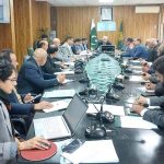 Federal Minister for National Food Security and Research, Rana Tanveer Hussain presiding over the 3rd meeting of the National Wheat Oversight Committee at the Ministry of National Food Security and Research