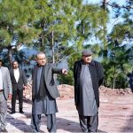 Federal Minister for Communications, Abdul Aleem Khan inspecting rest areas of Murree Expressway