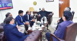 Federal Tax Ombudsman (FTO) Mr. Zafar ul Haq Hijazi holds an interactive session with media representatives at the FTO Secretariat in the federal capital