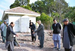 Federal Minister for Communications, Abdul Aleem Khan inspecting rest areas of Murree Expressway