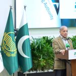 Prime Minister Muhammad Shehbaz Sharif addressing the Launching Ceremony of PAFDA Laboratories