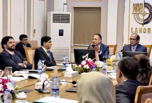 Deputy Chairman NAB Sohail Nasir presided over the meeting in NAB office