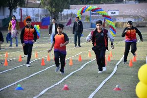 Students from county schools and colleges take part in various sports during GALA 2026 at WAPDA Ground