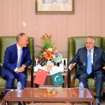 Deputy Prime Minister and Foreign Minister Senator Mohammad Ishaq Dar met with Chairman of CIDCA, Chen Xiaodong, at the Pakistan Embassy in Beijing