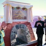 Prime Minister Muhammad Shehbaz Sharif offers Duaa after unveils the plaque of groundbreaking of Pakistan Expressway (N-25)