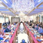 Prime Minister Muhammad Shehbaz Sharif chairs the Federal Cabinet Meeting