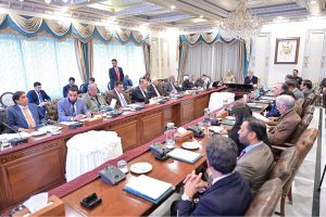 Prime Minister Muhammad Shehbaz Sharif chairs the Federal Cabinet Meeting