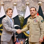 A delegation of World Liberty Financial USA led by Mr. Zachary Witkoff, Chief Executive Officer of a leading global Fintech firm, calls on Field Marshal Syed Asim Munir, NI (M), HJ, COAS & CDF