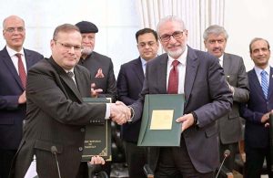 Secretary Ministry of Economic Affairs, Mr Muhammad Humair Karim, and Vice President of Islamic Development Bank, Dr Rami Ahmad, signed loan agreements worth $603 million to finance the M-6 Sukkur-Hyderabad Motorway Project, Poverty Graduation of Extremely Poor and Flood Affected Households Project, and Azad Jammu and Kashmir Education Project for Out-of-School Children.