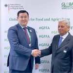 Federal Minister for National Food Security & Research Rana Tanveer Hussain meets Vice Minister for Agriculture of Kazakhstan Azat Sultanov on the sidelines of the Global Forum for Food and Agriculture (GFFA) 2026 in Berlin to discuss strengthening bilateral cooperation in agriculture and food security