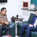 Federal Minister for Petroleum, Ali Pervaiz Malik in a meeting with the Ambassador of Indonesia to Pakistan, Mr. Chandra Warsenanto Sukotjo