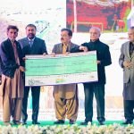 Prime Minister Muhammad Shehbaz Sharif distributes cheques among flood affectees of Balochistan