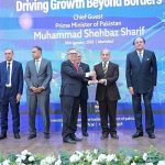 Prime Minister Muhammad Shehbaz Sharif presents awards to leading exporters of the country