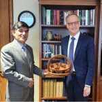 High Commissioner Muhammad Saleem calls on the Hon. Robert Oliphant, MP & Parliamentary Secretary to the Minister of Foreign Affairs of Canada