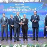 Prime Minister Muhammad Shehbaz Sharif presents awards to leading exporters of the country