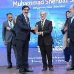 Prime Minister Muhammad Shehbaz Sharif presents awards to leading exporters of the country