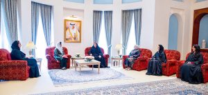 First Lady, Bibi Aseefa Bhutto Zardari in a meeting with Her Royal Highness Princess Sabeeka bint Ibrahim Al Khalifa, President of the Supreme Council for Women, at the Council’s headquarters