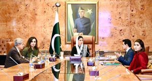 First Lady Bibi Aseefa Bhutto Zardar in a meeting with CEO Prime Hospital Healthcare Facility, Dr Shahzad Shafiq Musavi, at Aiwan e Sadr.