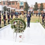 The Field Marshal Syed Asim Munir, NI (M), HJ, COAS & CDF laid a wreath at the Police Martyrs’ Monument and offered Fateha, paying solemn tribute to the Shuhada of the Police who laid down their lives in the line of duty while safeguarding peace, upholding the rule of law, and ensuring public safety across the country.
