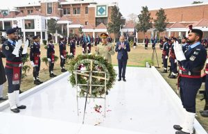 The Field Marshal Syed Asim Munir, NI (M), HJ, COAS & CDF laid a wreath at the Police Martyrs’ Monument and offered Fateha, paying solemn tribute to the Shuhada of the Police who laid down their lives in the line of duty while safeguarding peace, upholding the rule of law, and ensuring public safety across the country.