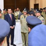 Field Marshal Syed Asim Munir, NI (M), HJ, COAS & CDF interacts with Cadet Assistant Superintendents of Police (ASPs) during his visit to the National Police Academy, Islamabad.