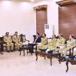 Field Marshal Syed Asim Munir, NI (M), HJ, COAS & CDF is being briefed on the School for High-Impact Elite Law Enforcement Development (SHIELD), as well as training programs and initiatives aimed at capacity building and modernization of the police during his visit to the National Police Academy, Islamabad.