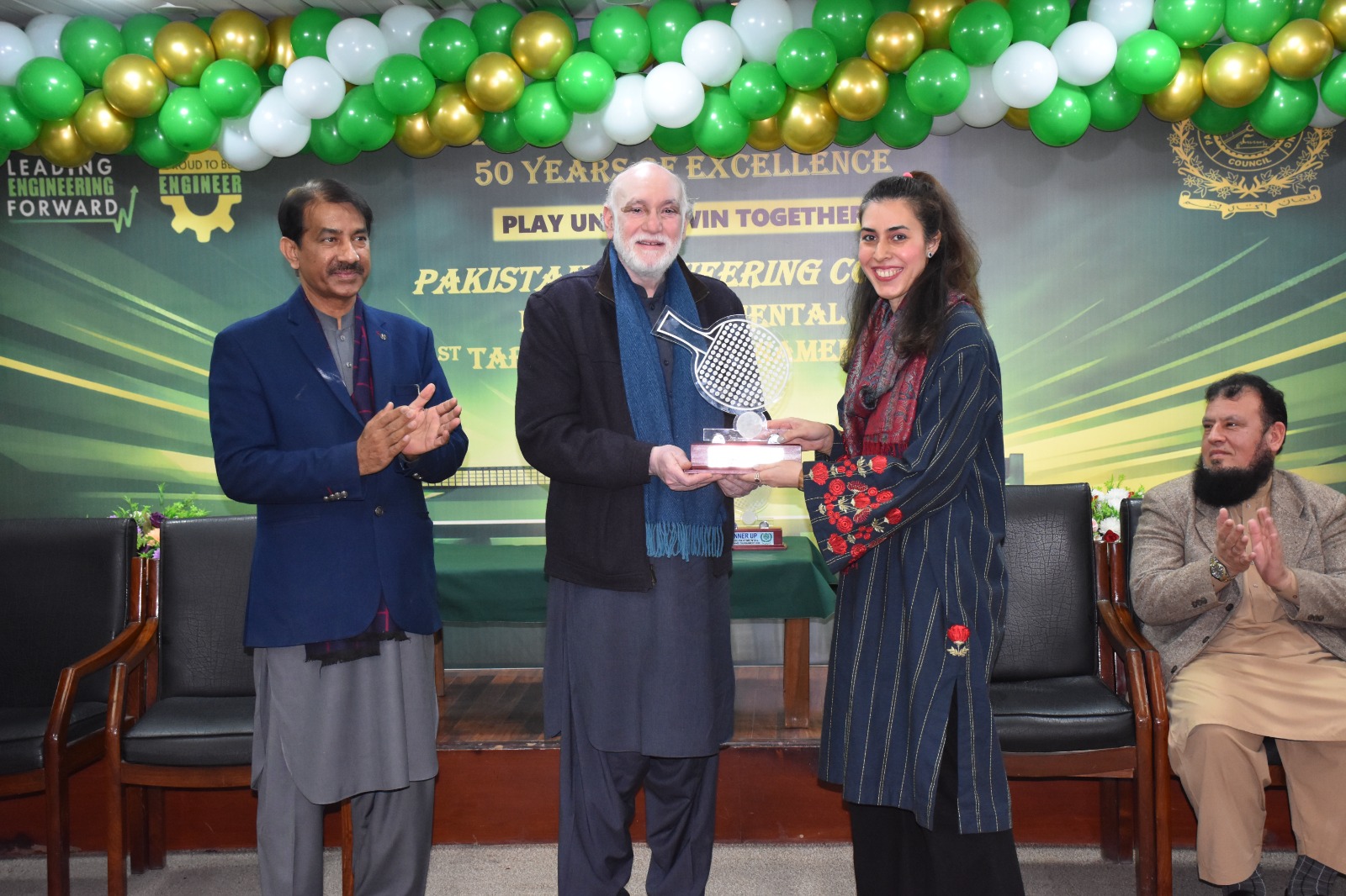 PEC’s first-ever interdepartmental table tennis tournament concludes as part of Golden Jubilee celebrations