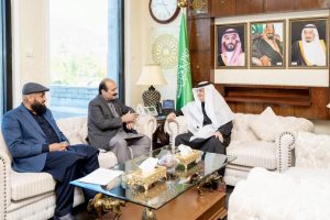 PM Youth Programme chief meets Saudi envoy to boost jobs, education ties