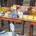 Suspect held ,seized fireworks