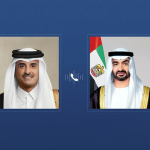 UAE President, Emir of Qatar discuss fraternal ties, regional developments in phone call