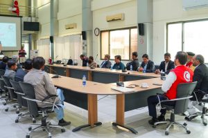 PRCS briefs media on Bajaur relief operations, underscores transparency & accountability