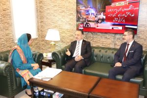 Wajiha Qamar meets Turkish envoy, discusses strengthening cooperation in education sector