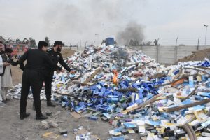 Customs destroys smuggled goods worth Rs 812 m in DI Khan