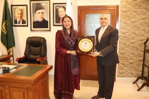 Wajiha Qamar meets Ambassador of Egypt, discusses key areas to enhance cooperation in Education sector