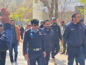 DIG Islamabad, SSP Qazi review security arrangements at duty points