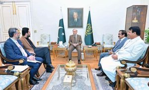 Chief Minister Khyber Pakhtunkhwa, Sohail Afridi calls on Prime Minister Muhammad Shehbaz Sharif.