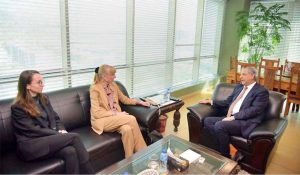 German Ambassador Ina Lepel called on Federal Minister for Law & Justice and Human Rights Senator Azam Nazeer Tarar to discuss human rights, minority protection, prison reforms and key legal initiatives.