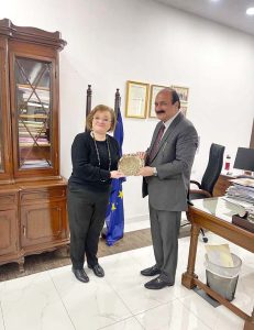 Chairman Prime Minister's Youth Programme Rana Mashhood Ahmad Khan called on Italy's Ambassador H.E. Marilina Armellin.