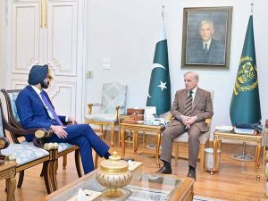 Ajay Banga, President, World Bank Group (WBG) calls on Prime Minister Muhammad Shehbaz Sharif.