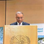 -Federal Minister for Communications Abdul Aleem Khan addresses the 88th session of the UNECE Inland Transport Committee in Geneva.