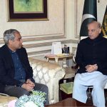 Federal Minister for Interior Mohsin Naqvi calls on Prime Minister Muhammad Shehbaz Sharif
