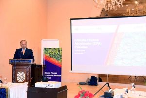Federal Minister for Climate Change and Environmental Coordination, Dr. Musadik Malik, addressed the launching ceremony of the Climate Finance Accelerator (CFA) in Islamabad
