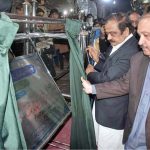 Prime Minister’s Special Adviser on Political and Public Affairs Senator Rana Sanaullah is inaugurating the street soling and drainage project in Chak No.8-JB Mehbood Town Azafi Abad