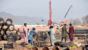 Construction work on a new underpass along Park Road in Margalla Enclave has gained momentum, marking another step towards reducing traffic congestion and improving the capital's road infrastructure.